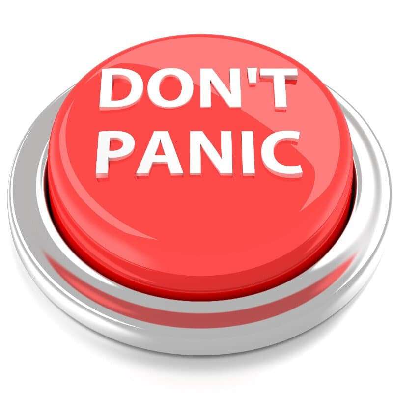 don't panic button