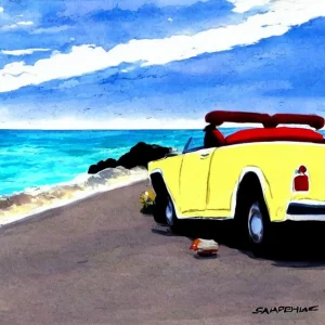 take a drive in your car to the seaside